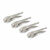 Tekton 10 in Straight Jaw Locking Plier Set 4 Pieces PLK90003